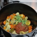 Cocotte d'artichauts poivrade