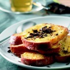 Brioche perdue à la fleur d’oranger & chocolat