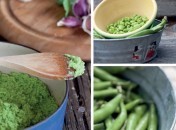 Purée de fèves à la menthe et au Parmesan ©Annabel Langbein Purée de fèves à la menthe et au Parmesan