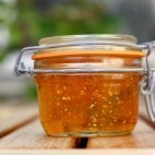 Confit de vin de Sauternes au Safran et paillettes d'or