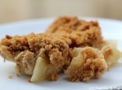 Crumble de poires au lemon curd