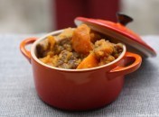 Filet mignon au sirop d’érable aux pommes et aux patates douces [au Delicook]