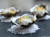 Huîtres au Granité de citron