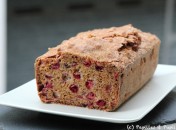 Cake aux cranberries et aux zestes d’orange