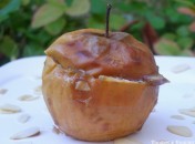 Pomme au four à la crème de marrons Pommes au four à la crème de marrons