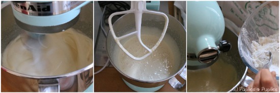 Préparation de la pâte à cake