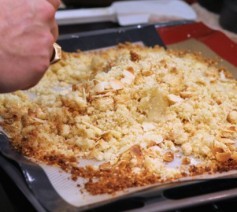 Pâte à crumble cuite