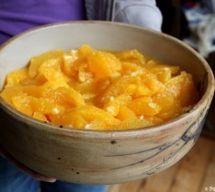 Salade d oranges au sirop de miel épicé