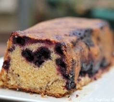 Cake aux myrtilles