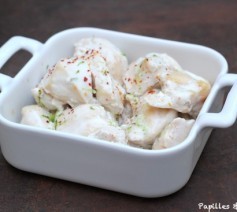 Blanc de poulet au yaourt et au citron vert