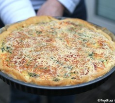 Quiche saumon épinards