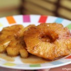 Ananas rôti à la vanille