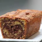 Cake au chocolat marbré