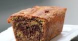 Cake au chocolat marbré