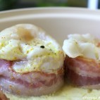 Paupiettes de cabillaud au lard fumé et au curry