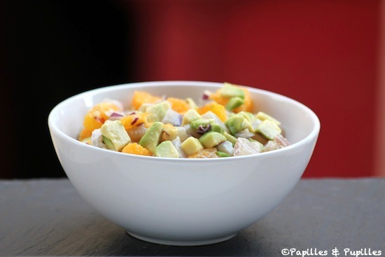Tartare de daurade orange avocat et oignon rouge Tartare de daurade orange avocat et oignon rouge