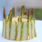 Terrines d'asperges vertes à la Ricotta