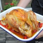 Poulet aux poivrons, oignons et cumin