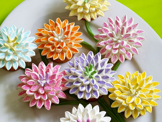 Cupcakes fleurs