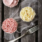 Cupcakes buttercream Rose