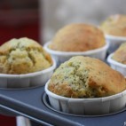 Muffins yuzu pavot après cuisson