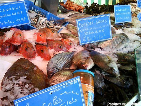 Image Papilles et Pupilles - Etal poissonnier