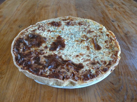 Quiche aux orties sauvages