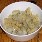 Salade de topinambours (artichauts de Jérusalem)