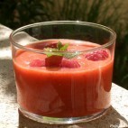 Gaspacho de fraises