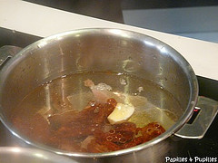 Bouillon de tomates confites
