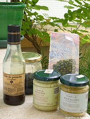 produits à la pistache