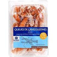 Risotto noir aux queues de langoustines et au fenouil Queues de langoustines