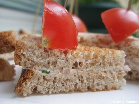 Club sandwich aux rillettes de thon Club Sandwich aux rillettes de thon