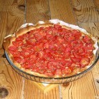 Tarte au thon et à la tomate