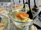 Verrines d’avocats au crabe
