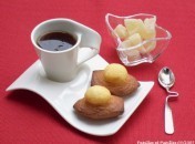 Madeleines (à bosses) au miel et à l’ananas confit