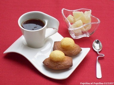 Madeleines au miel et à l