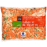 Julienne de légumes surgelés