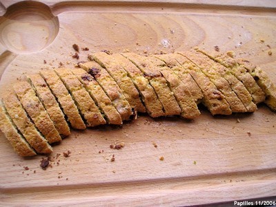 Biscotti aux airelles et aux pistaches Biscottis aux airelles et aux pistaches