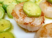 2173d9b977222d712cf85e6bce7772f5 Salade de noix de Saint Jacques fumées et avocats cocktails