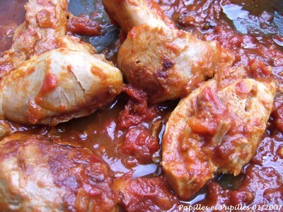 Cuisse de dinde à la tomate