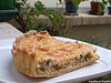 Quiche courgettes, cumin, mozzarella