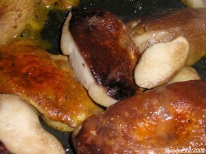 Soufflé aux cèpes