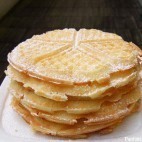 Gaufres à la pâte levée