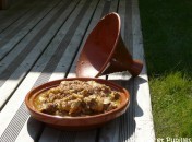 Tajine de poulet aux poires, miel et cannelle Tajine de poulet aux poires, miel et cannelle