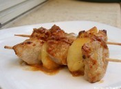 Brochettes de veau aux pommes Brochettes de veau aux pommes