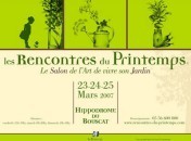 Les rencontres du printemps – Bordeaux/Le Bouscat : 23/24/25 mars 2007 Les rencontres du printemps – Bordeaux/Le Bouscat : 23/24/25 mars 2007
