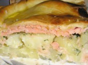 32ba75df0184ad637e9df8f3f75b606a Tourte aux pommes de terre et au saumon fumé