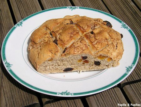 Pain cannelle raisins noisettes Image Papilles et Pupilles - Pain cannelle raisins noisettes