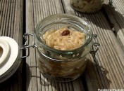 Risotto au lait de coco, à la vanille et aux raisins secs